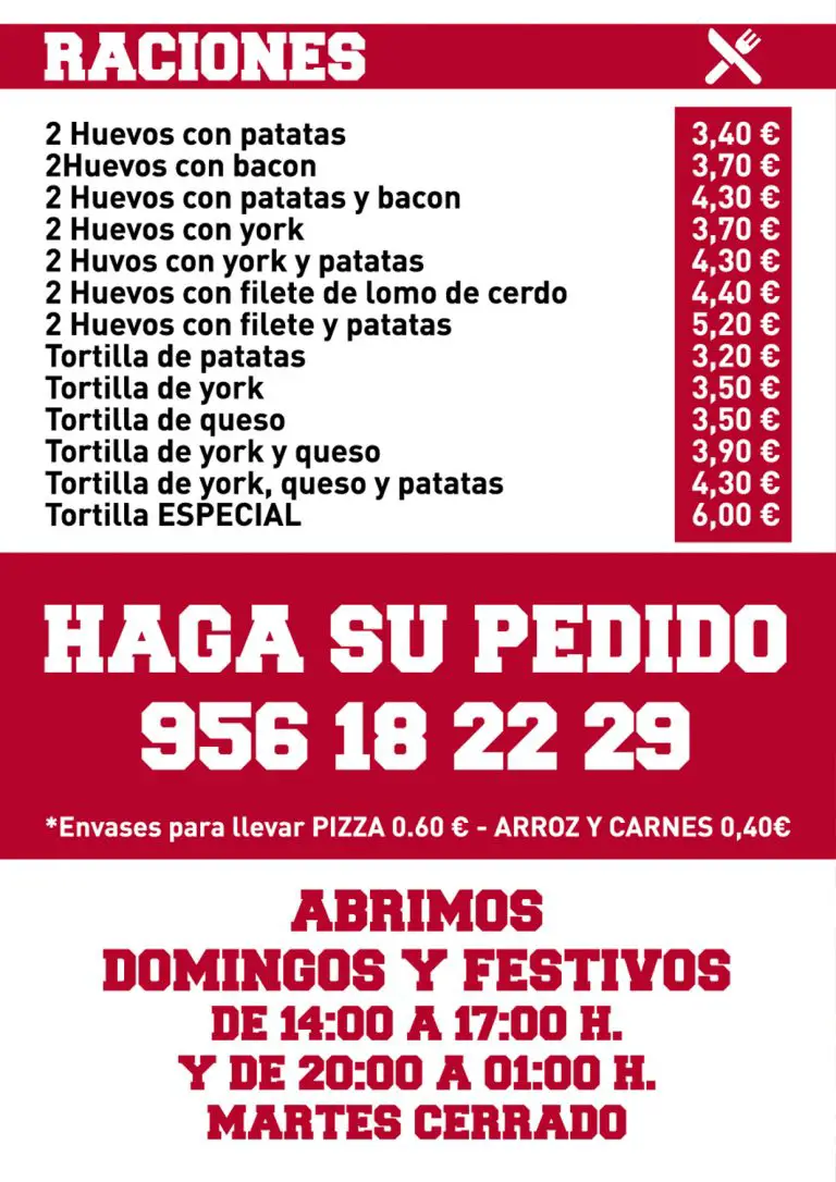 Carmelos´s Burguer Y Pizza Jerez Carta Ubicación Horario Y Contacto 3626